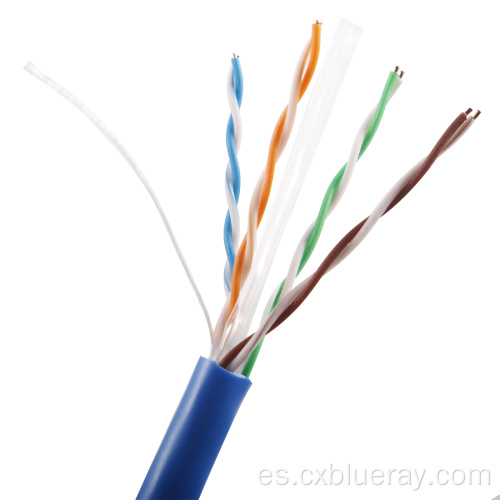 Cable de alta calidad de 500MHz Pass 8000Test CAT6A UTP